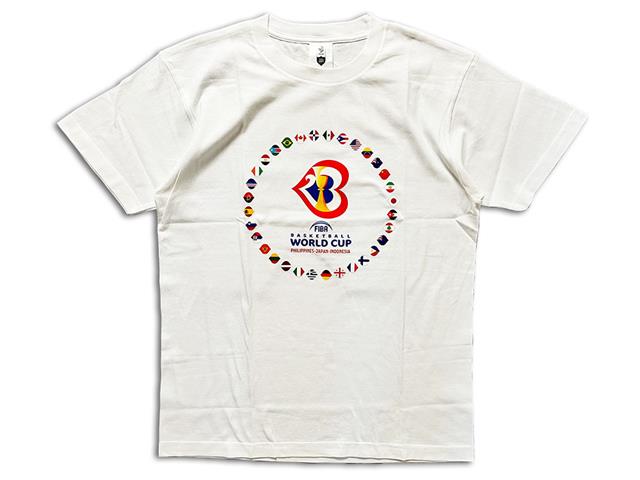 FIBA BASKETBALL WORLD CUP 2023 Tシャツ ALL FLAG